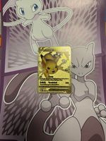 Pokémon Karte aus Metall