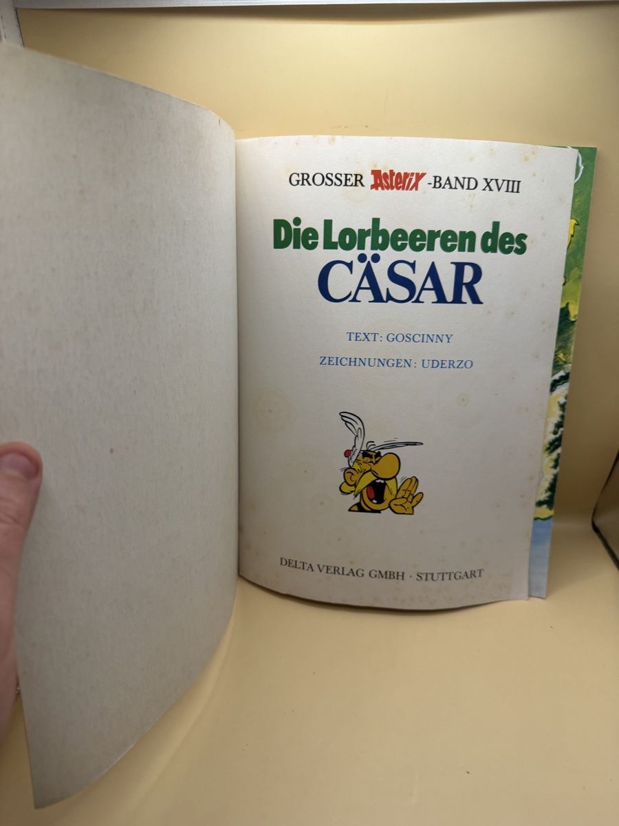 Fumetti: Asterix Band 18 Die Lorbeeren des Cäsar Comic – Usato da Genève venduto da sho_67qj 2