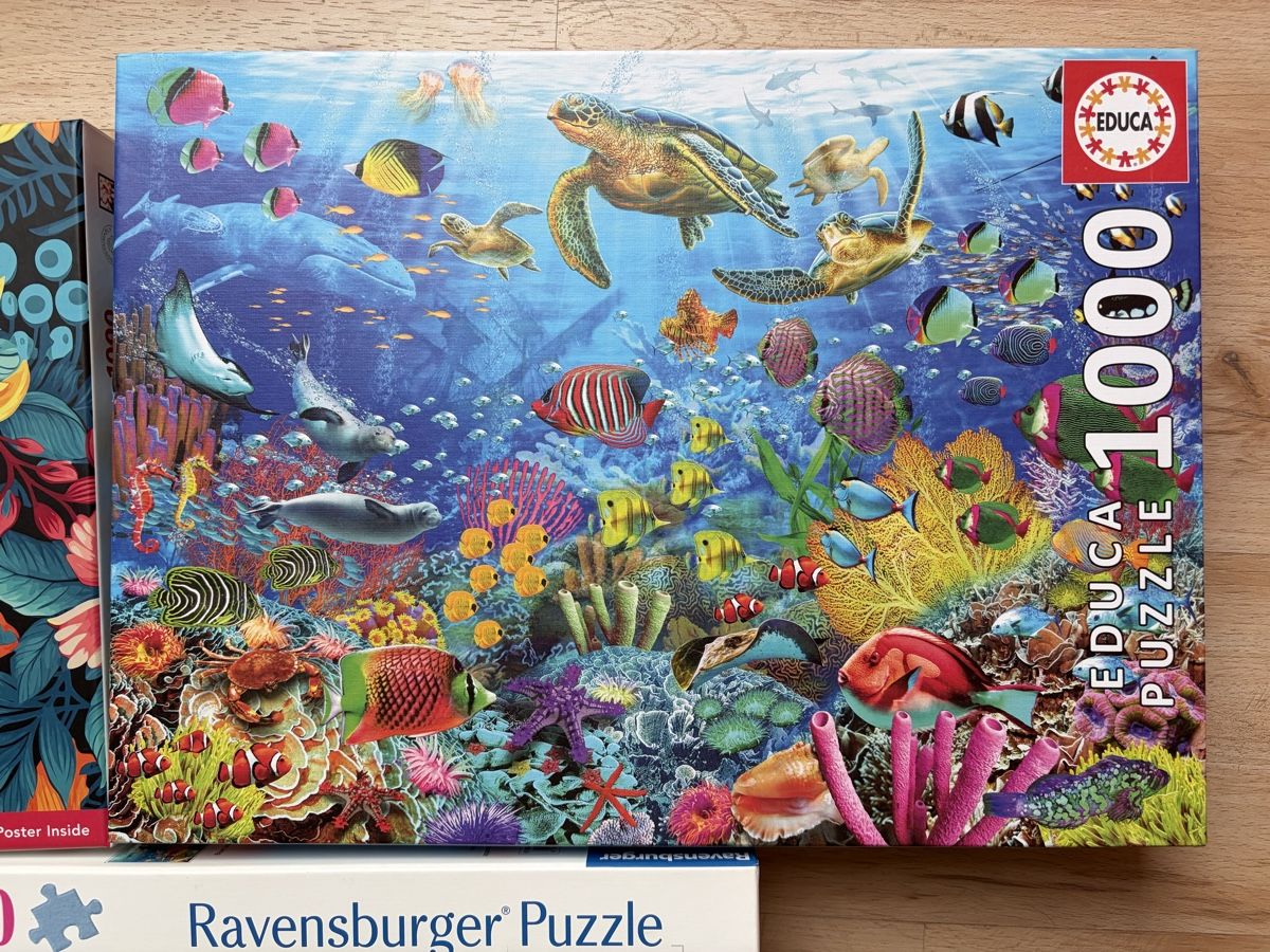 Ravensburger Puzzles: 3 puzzles 1000 pièces complets  – Gebraucht aus Crissier von Nouchki76 2