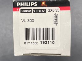 Philips, Broadway, 300W, 120V, GX6.35, VL300