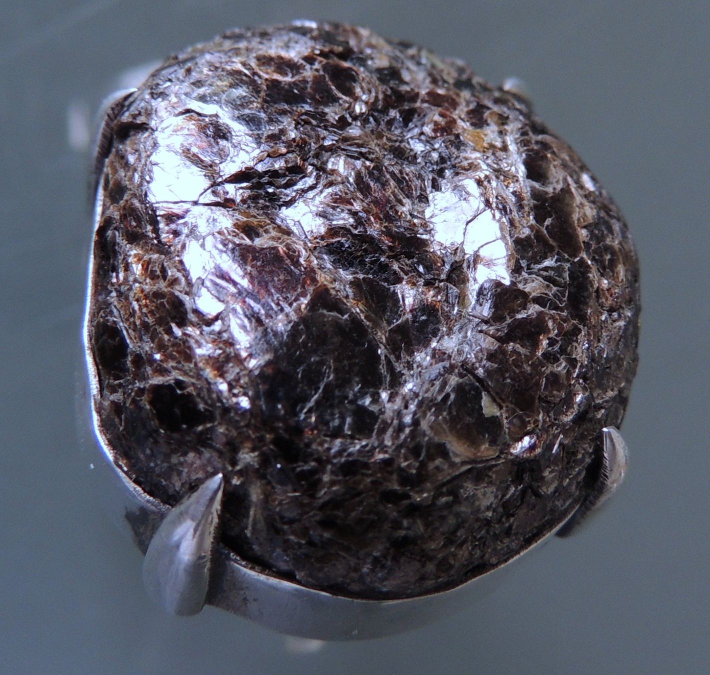 Ringe: Großer Muskovit Silber 925 Fingerring Gr. 59 – Gebraucht aus Waldenburg von schaller707 1