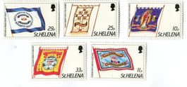 Briefmarken "Flaggen". St. Helena