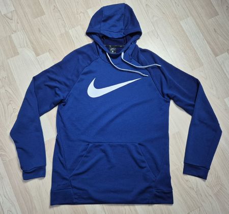 Nike Dri-FIT Hoodie Blau Gr. L