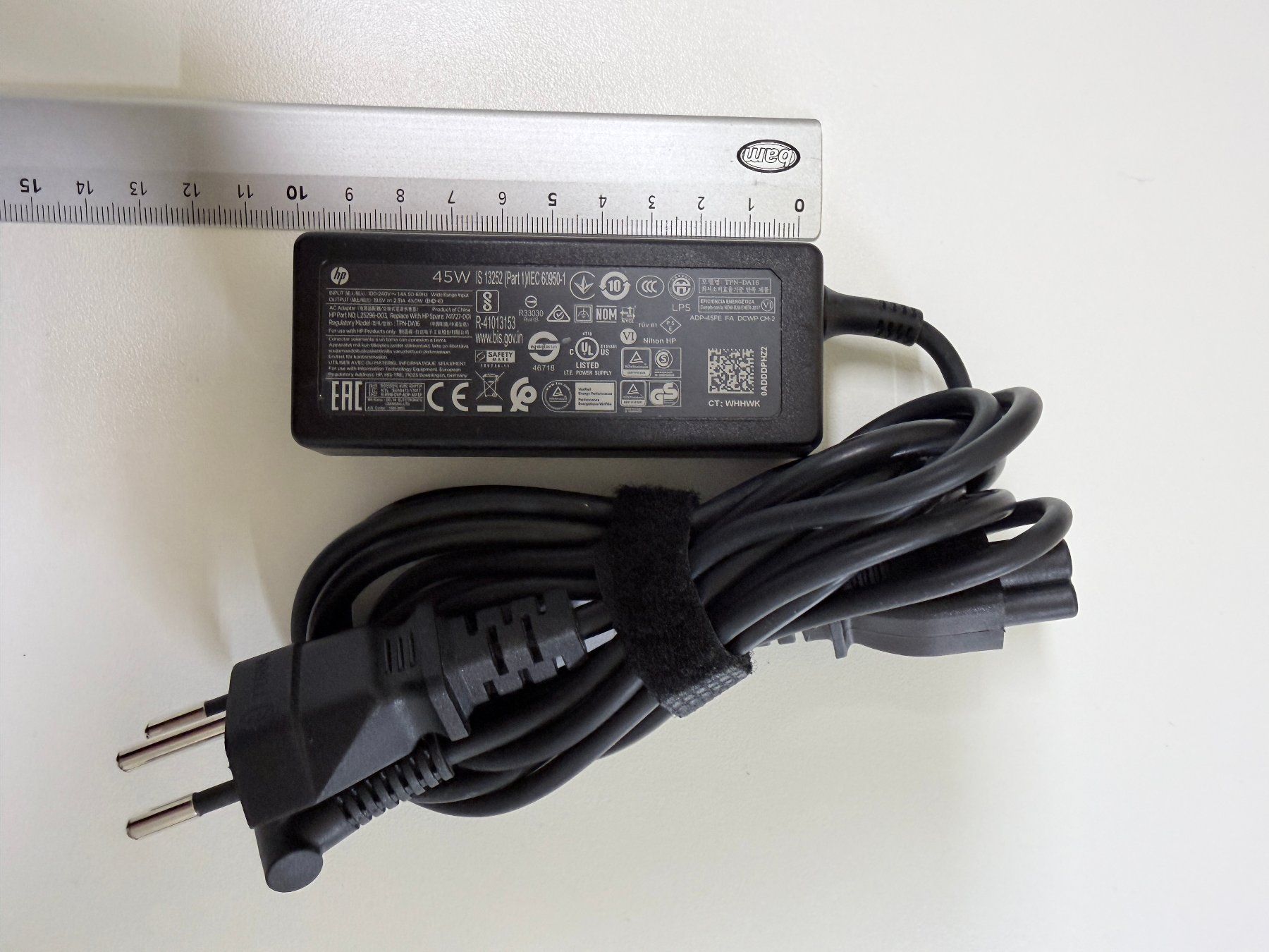 Hewlett Packard Ladegerät: Original HP Notebook Netzteil 45W - Top Zustand! – Gebraucht aus Unterengstringen von hausraus