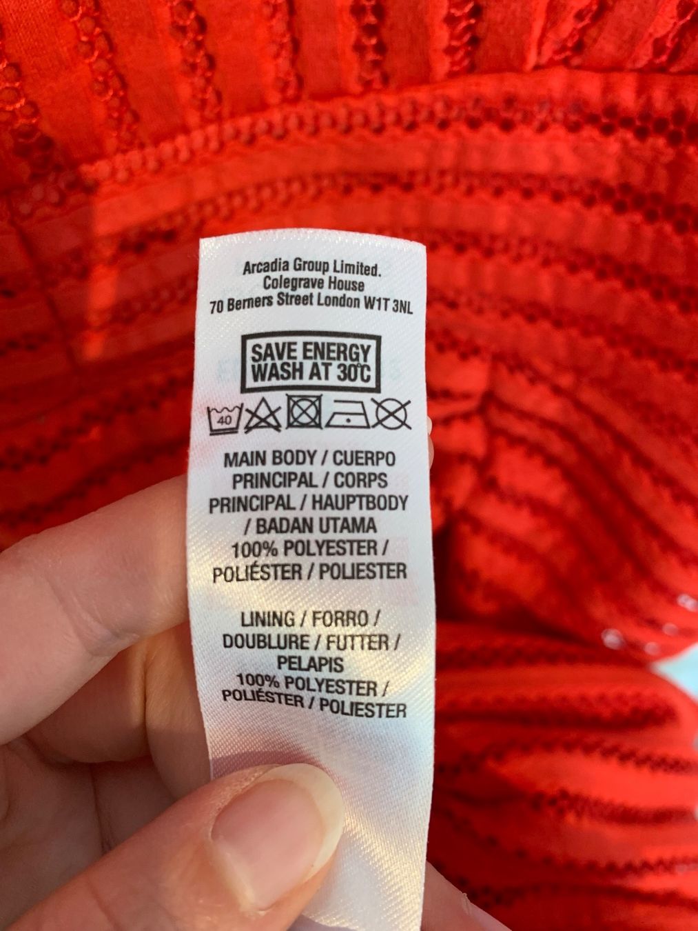 Dorothy Perkins Kleider: Dorothy Perkins Kleid rot Gr. M / L – Gebraucht aus Fislisbach von KolibriSecondhand 8