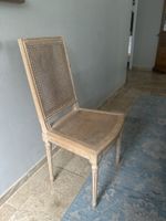Antiker / Vintage Stuhl mit Wiener Geflecht, Louis-XVI-Stil