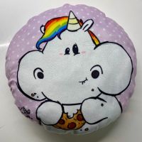 Einhorn Kissen "Be real not perfect" Kuschelkissen