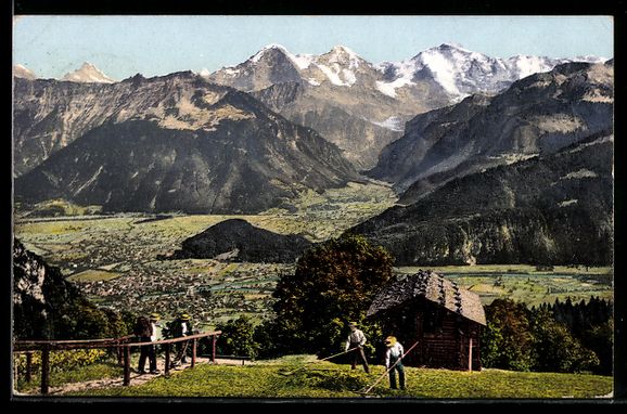 Cartes postales: Beatenberg, Amisbühl, Blick auf Interla – D'occasion à Berlin par bartko-reher
