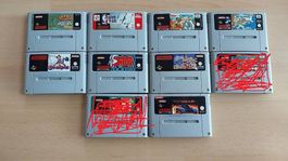 Diverse Spiele für SNES
