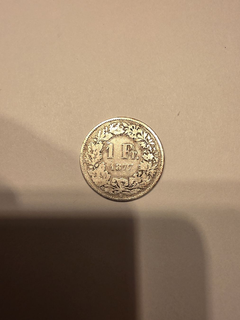 Tutti le monete: pièce 1chf 1877 – Usato da Fribourg venduto da yan_z5fr