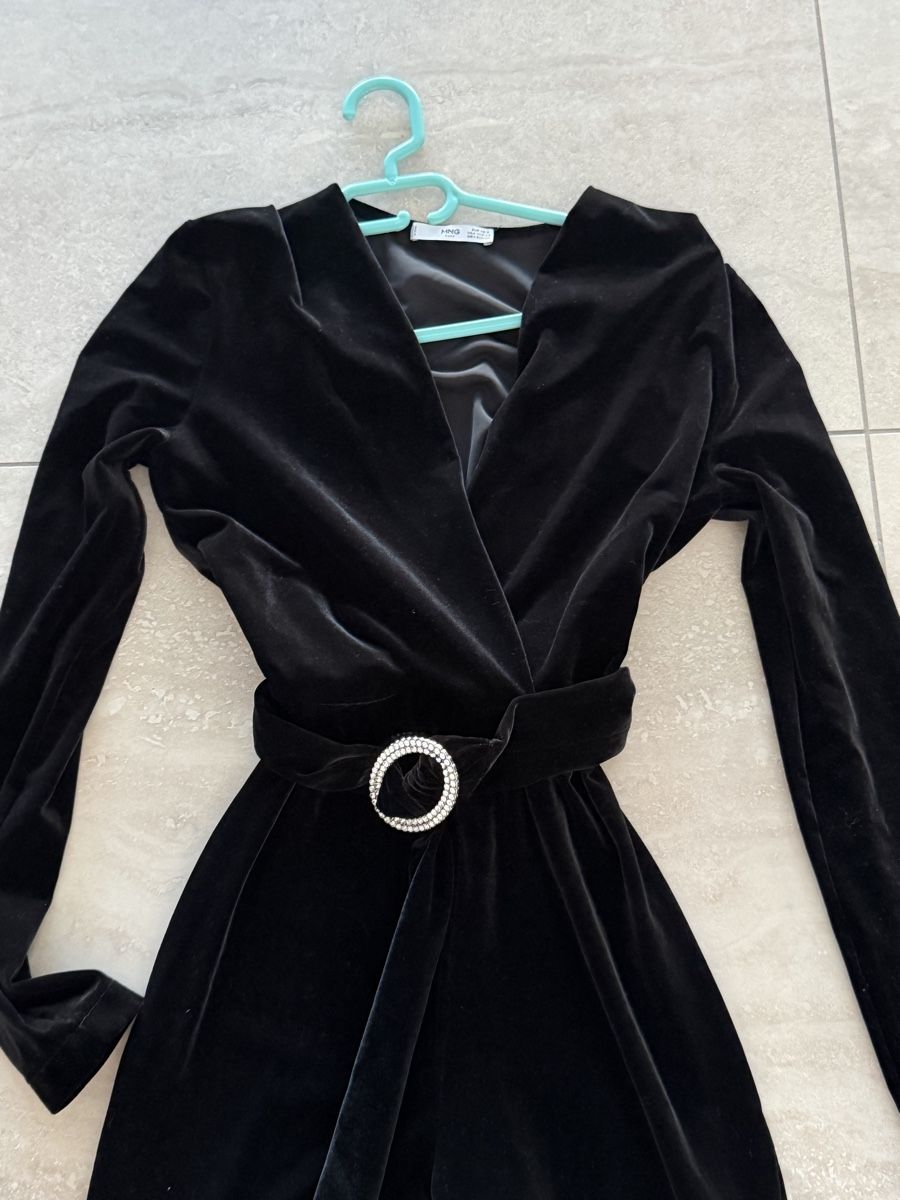 Mango Jumpsuits: Mango Jumpsuit black velvet – Neuf (Voir description) à Wilen b. Wollerau par kat_hw7k 2