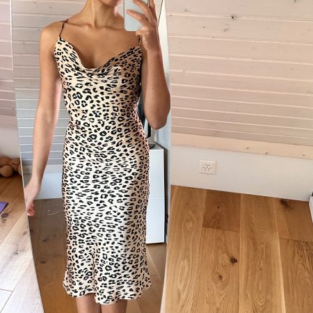 Leopard Zara, Mango ähnliches Designer Kleid