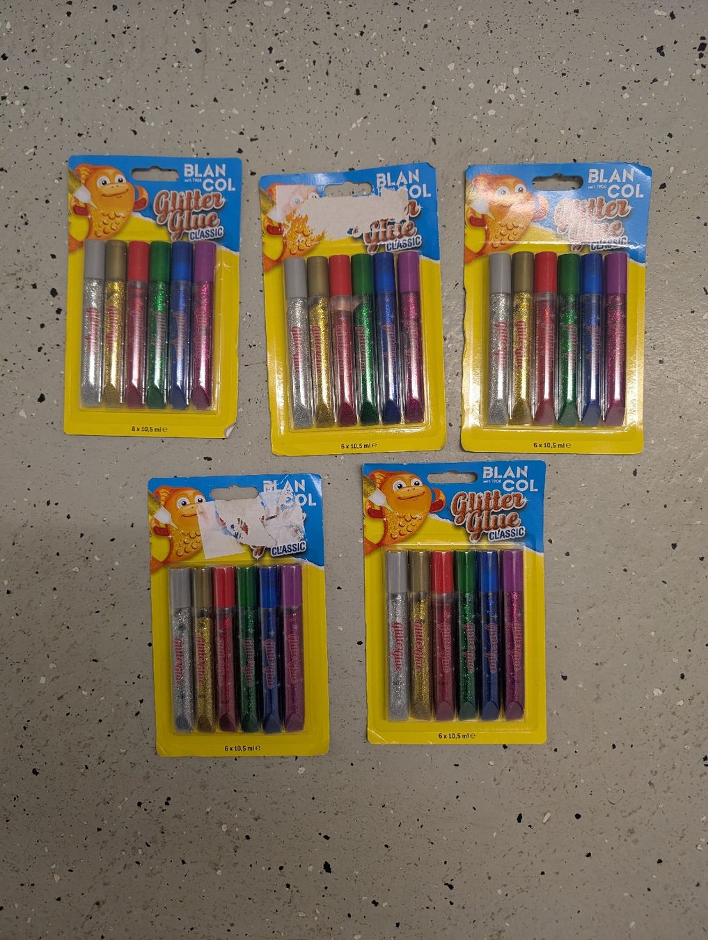 Stifte & Marker: Glitzer Glue Stift Set, 5 Packungen – Neu (gemäss Beschreibung) aus Luzern von simonf1