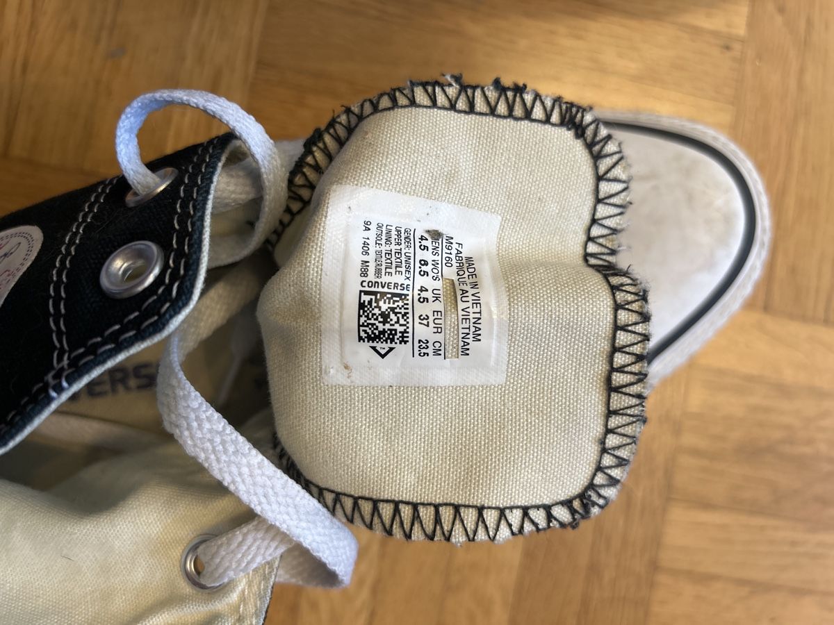 Scarpe da donna: Converse All Stars Chucks, Grösse 37, Schwarz – Usato da Solothurn venduto da frannnnca 3