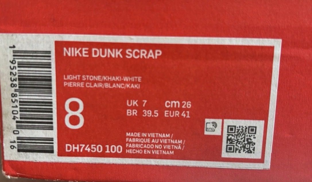 Nike Chaussures hommes: Nike Dunk Scrap Sneaker Gr. 41 – Neuf avec emballage d'origine à Niederwil SG par Liann 1