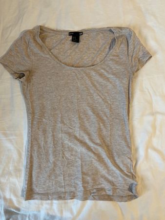 T-shirt beige h&m