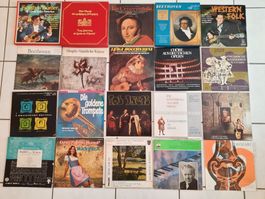Über 100 alte Vinyl Langspielplatten aus privater Sammlung
