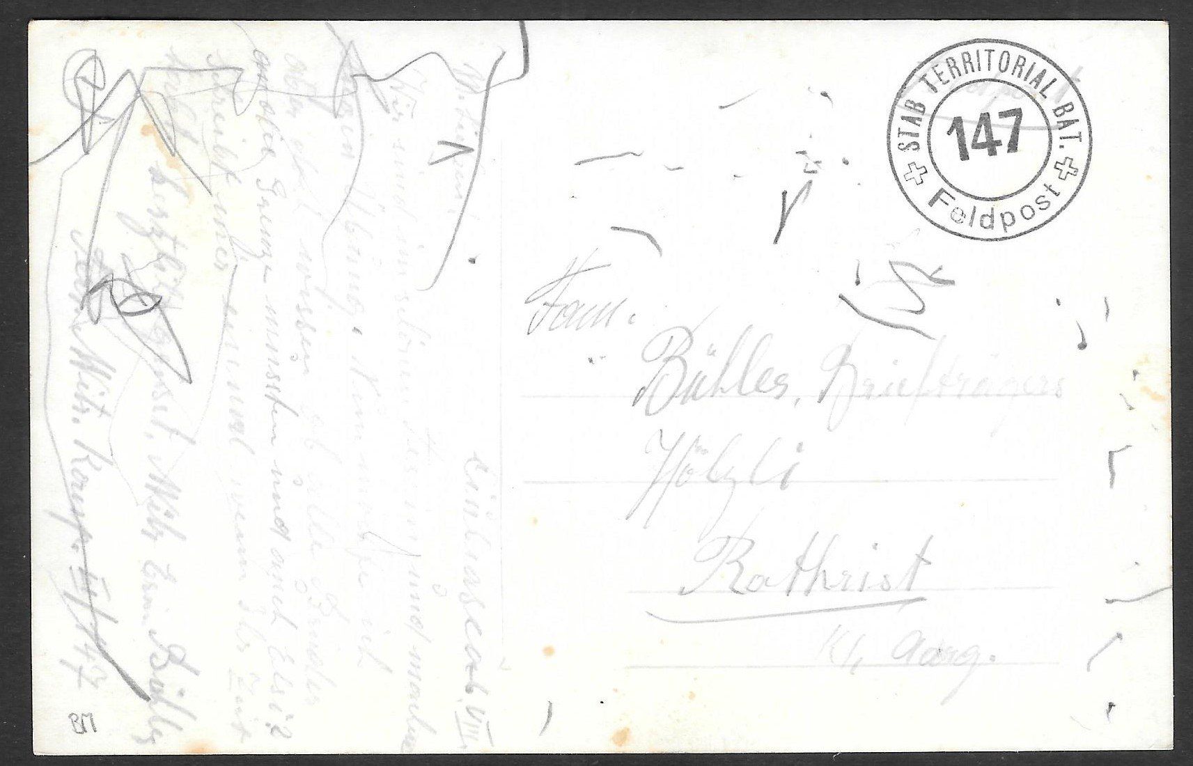 Cartoline postali: Giubiasco Piazza Grande Feldpoststempel – Usato da Olten venduto da clotaldi 1
