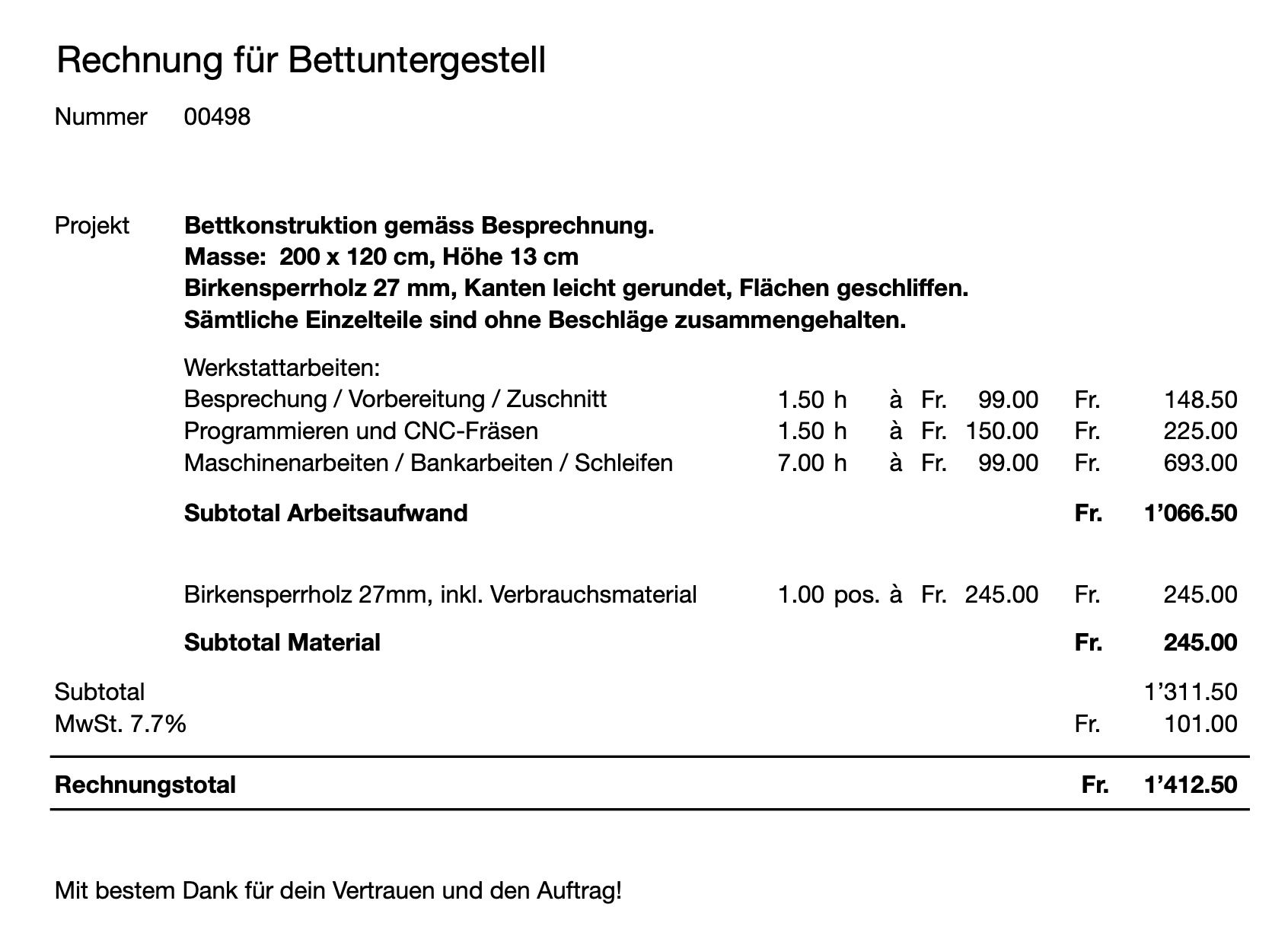 Letti: Minimales Bett – UNIKAT – Usato da Zürich venduto da sluty 6