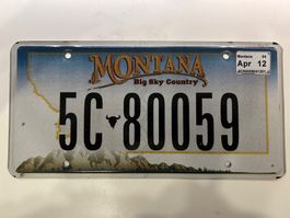 🇺🇸 U.S. Autoschild, Montana 5C 80059  - ORIGINAL