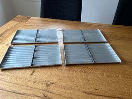 Aluminium CD Ablagen von LIFT (4 Stück) passend zu vitsoe