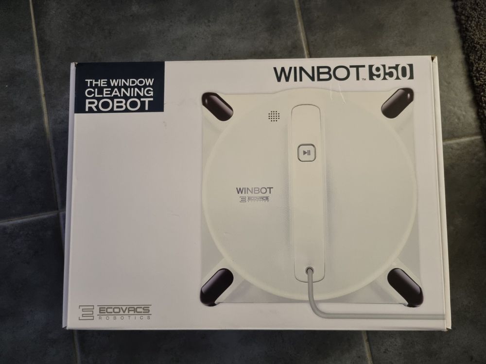 Winbot 950: robot lave vitres Ecovacs pour nettoyer vos vitres