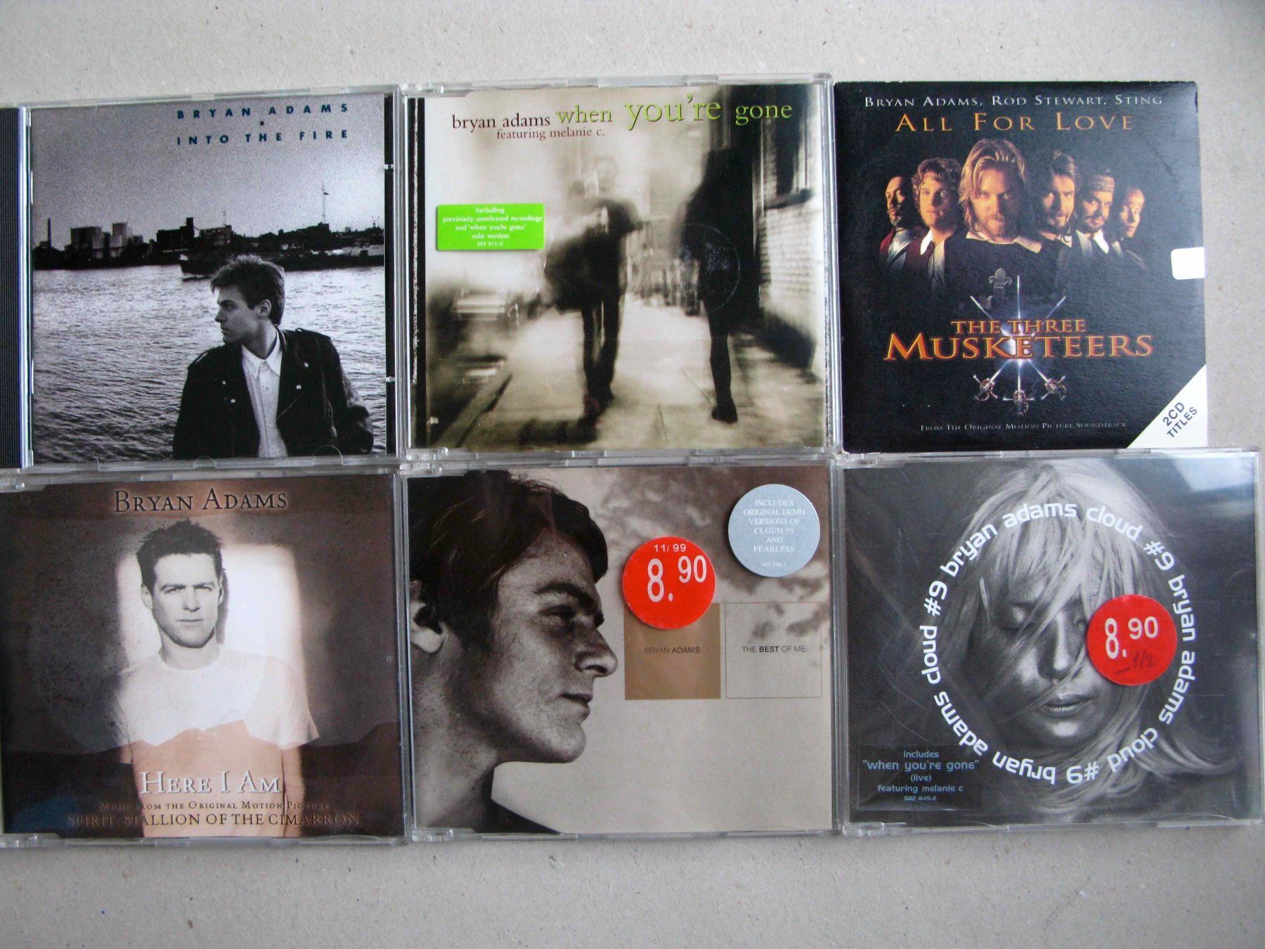 CD: Bryan Adams CD Singles & Album   Versand möglich – Usato da Samstagern venduto da Betscha