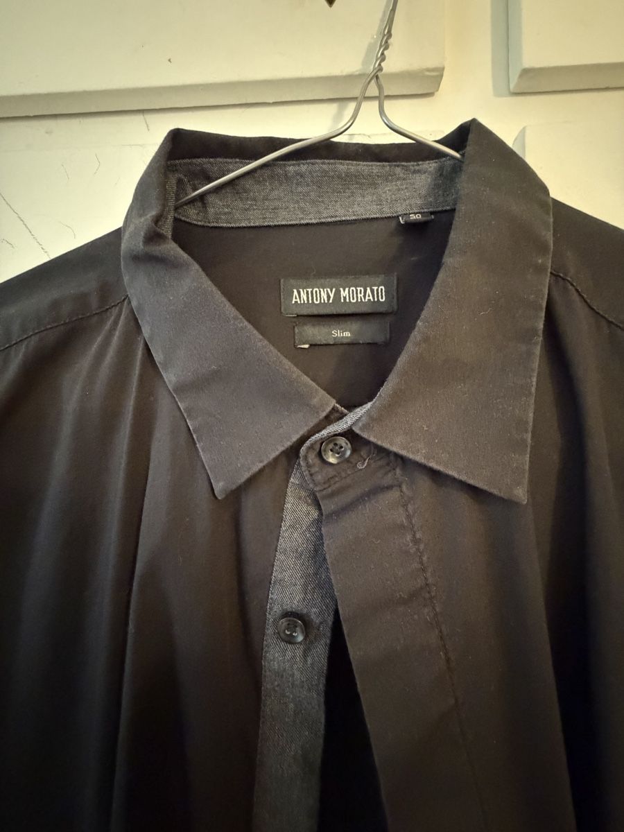 Hemden: Camicia Antony Morato Slim nera taglia 50 – Gebraucht aus Lugano von can_xdd8 3