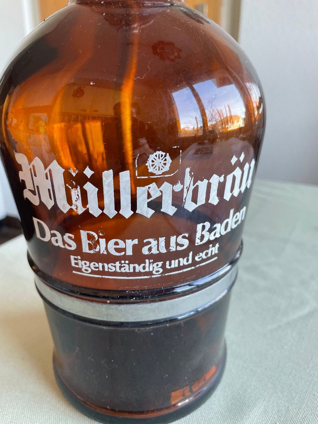 Bicchieri: Org. Bierkrug Müller-Bräu Baden – Nuovo e nell'imballaggio originale da Wettingen venduto da PriskaZ05 2