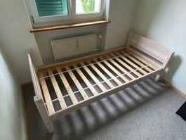 Massivholz Bett