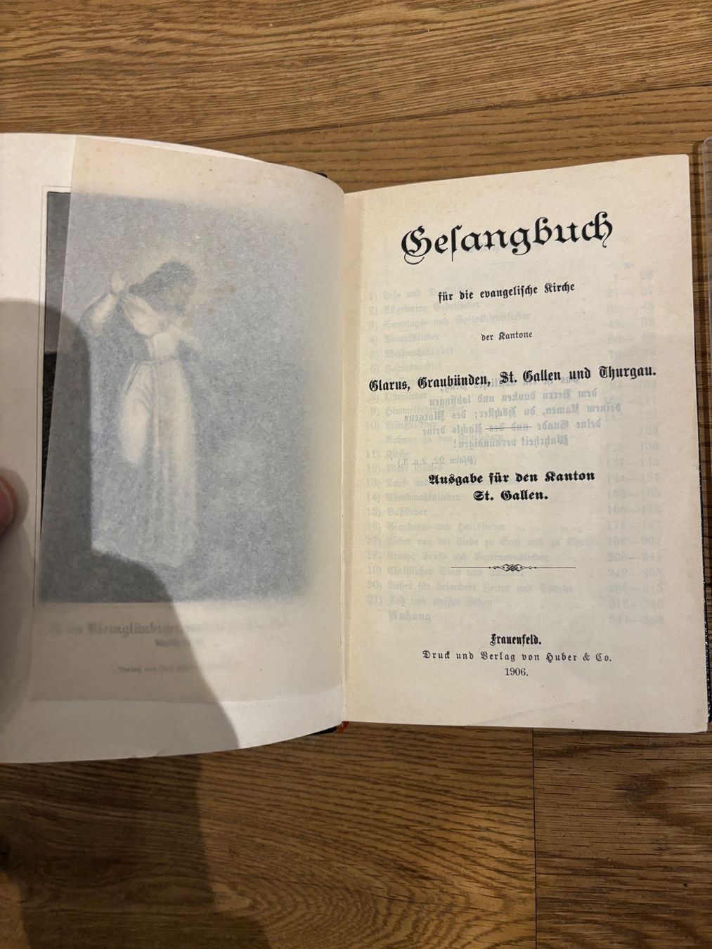 Libri: 5 Antike Bücher Sammlung Bibel Gesangsbuch – Usato da Egg b. Zürich venduto da superman1975 8