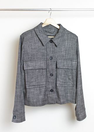 OPUS JACKE, GRAU, Größe 42, WIE NEU