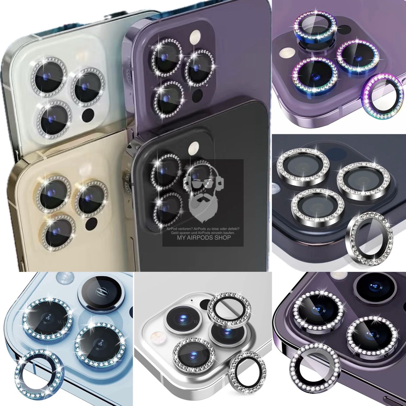 Panzerglass Covers & Schutzfolien: iPhone 14 Pro / 14 Pro Max Kamera Panzerglas Diamant Violett – Neu (gemäss Beschreibung) aus Basel von MY.AIRPODS.SHOP 2