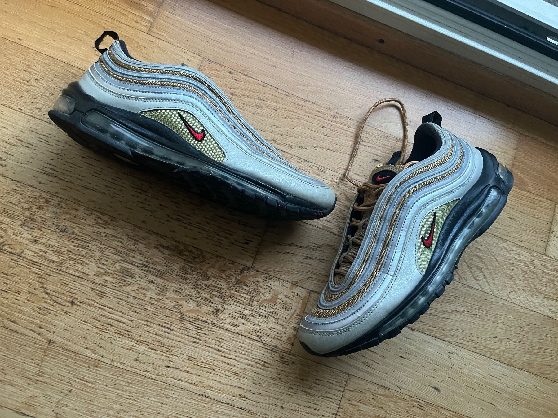 Nike Chaussures hommes: Nike Airmax 97 Metallic Silver Gold University – Neuf (Voir description) à Zürich par gab_tbd5 3