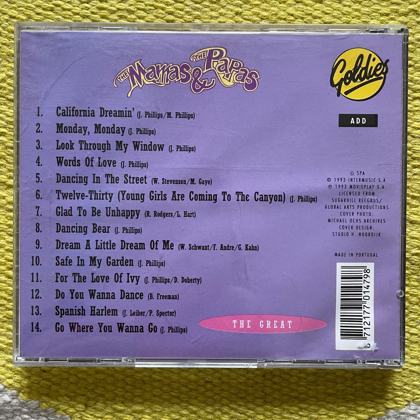 CDs: THE MAMAS & THE PAPAS-THE GREAT – Gebraucht aus Rorschacherberg von CD-Roli 1