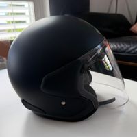 MTR Jethelm schwarz matt Gr. S / 58 cm – neuwertig