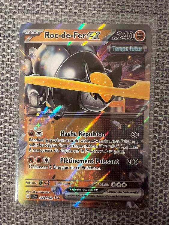 Pokémon Forces temporelles: Roc-de-Fer Ex 099/162 FR | Kaufen auf Ricardo