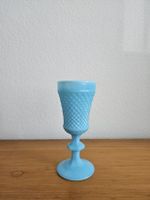 Glas Kelch schönes Blau | ca. 1980 aus Sammlung