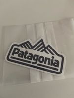 Patagonia Sticker Logo Motiv schwarz weiss neu Koffer Laptop