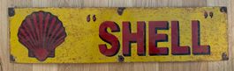 Shell Emailschild / Emaille Schild