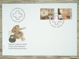 TR15 Enveloppe + Timbre Suisse 2005