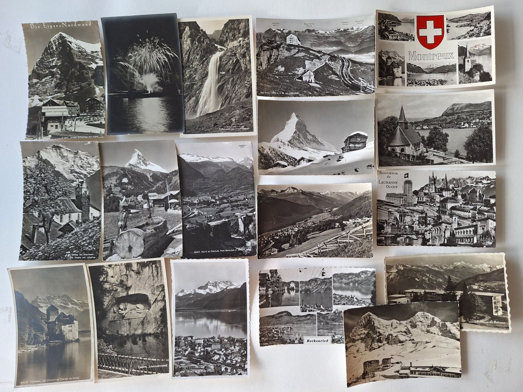 Cartoline postali: 50 Stück alte Ansichtskarten Schweiz,  Kleinformat  (14) – Usato da Zürich venduto da t24_de