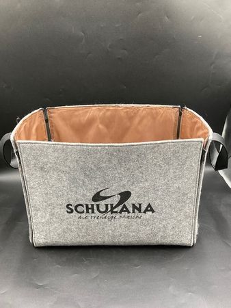 SCHULANA | Filztasche | Grau & Braun