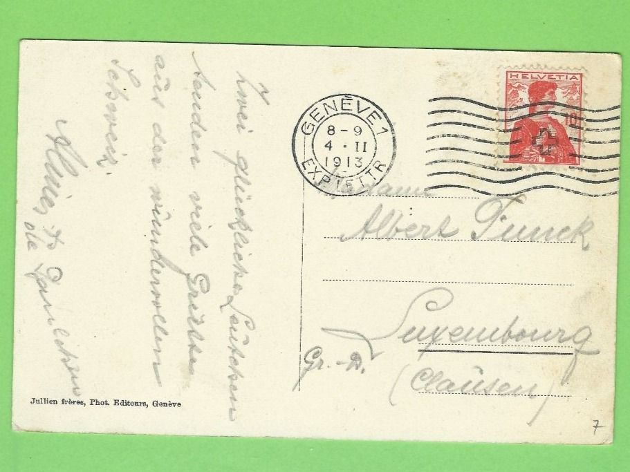 Cartes postales: Genève - Monument du Général Dufour – D'occasion à Zürich par t24_de 1