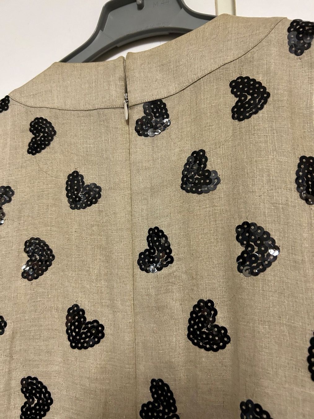 Vestiti: Leinenkleid mit Pailletten – Usato da Zumikon venduto da Uranus88 4