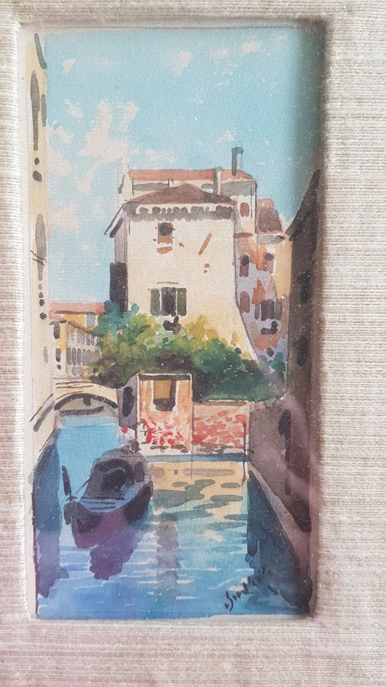 Dipinti: Aquarell Venedig – Usato da Mörschwil venduto da antiksalon 3