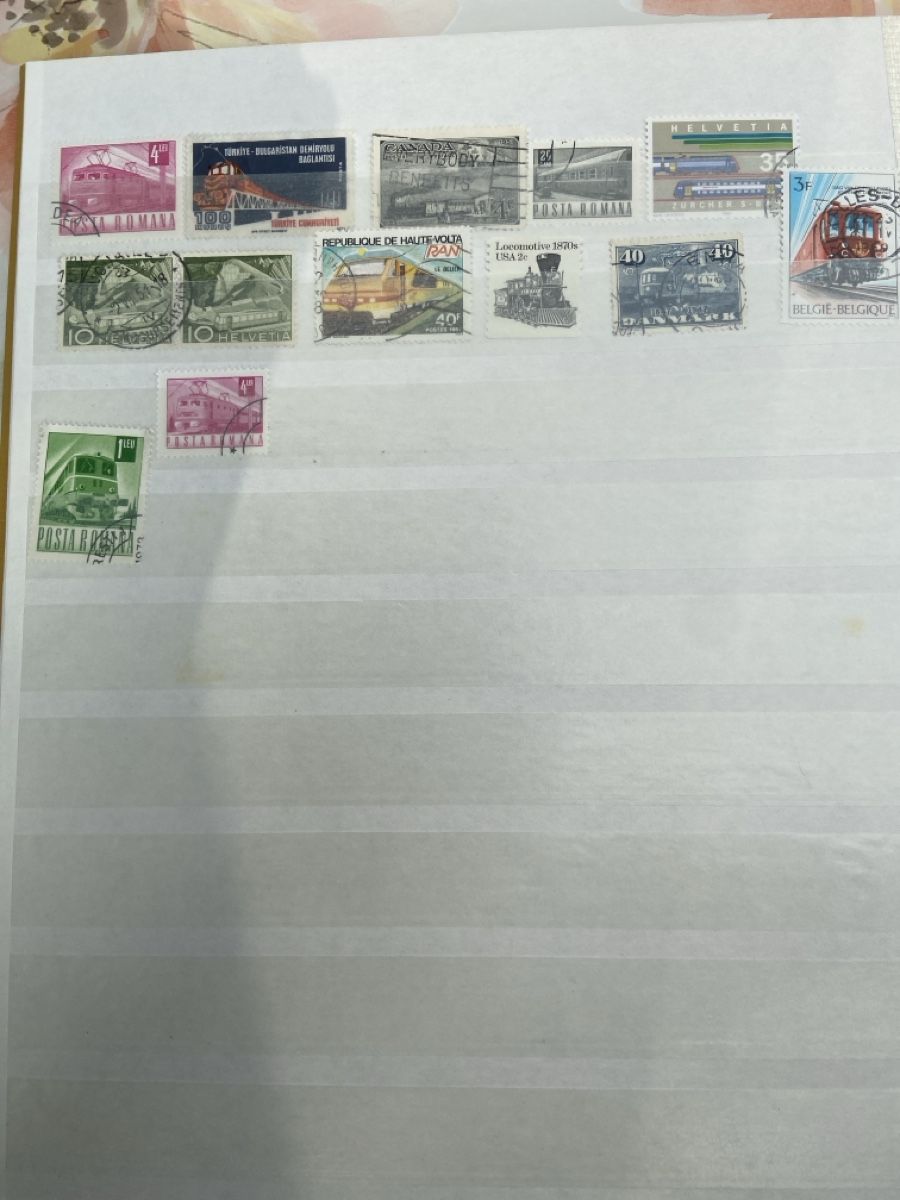 Alle Briefmarken: Timbrés train  – Gebraucht aus Collex von RCXGJ 1