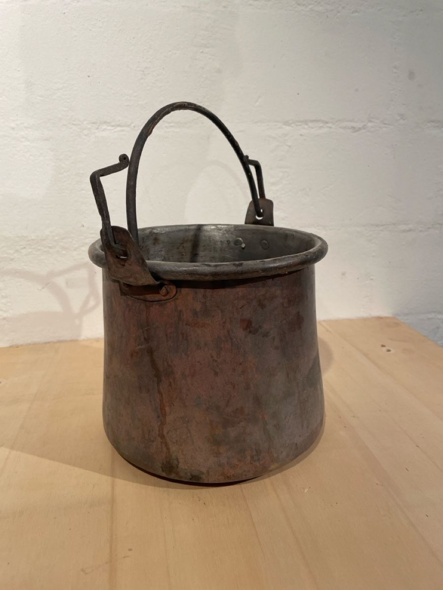 Pentole: Antiker Kupferkessel, Durchmesser 20cm, – Usato da zürich venduto da luiz03