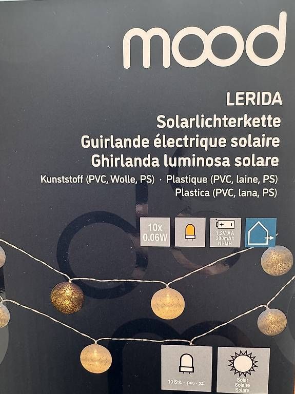 Ghirlande e barre luminose: Solar Lampionkette ungebraucht – Usato da Watt venduto da ram_792k 1