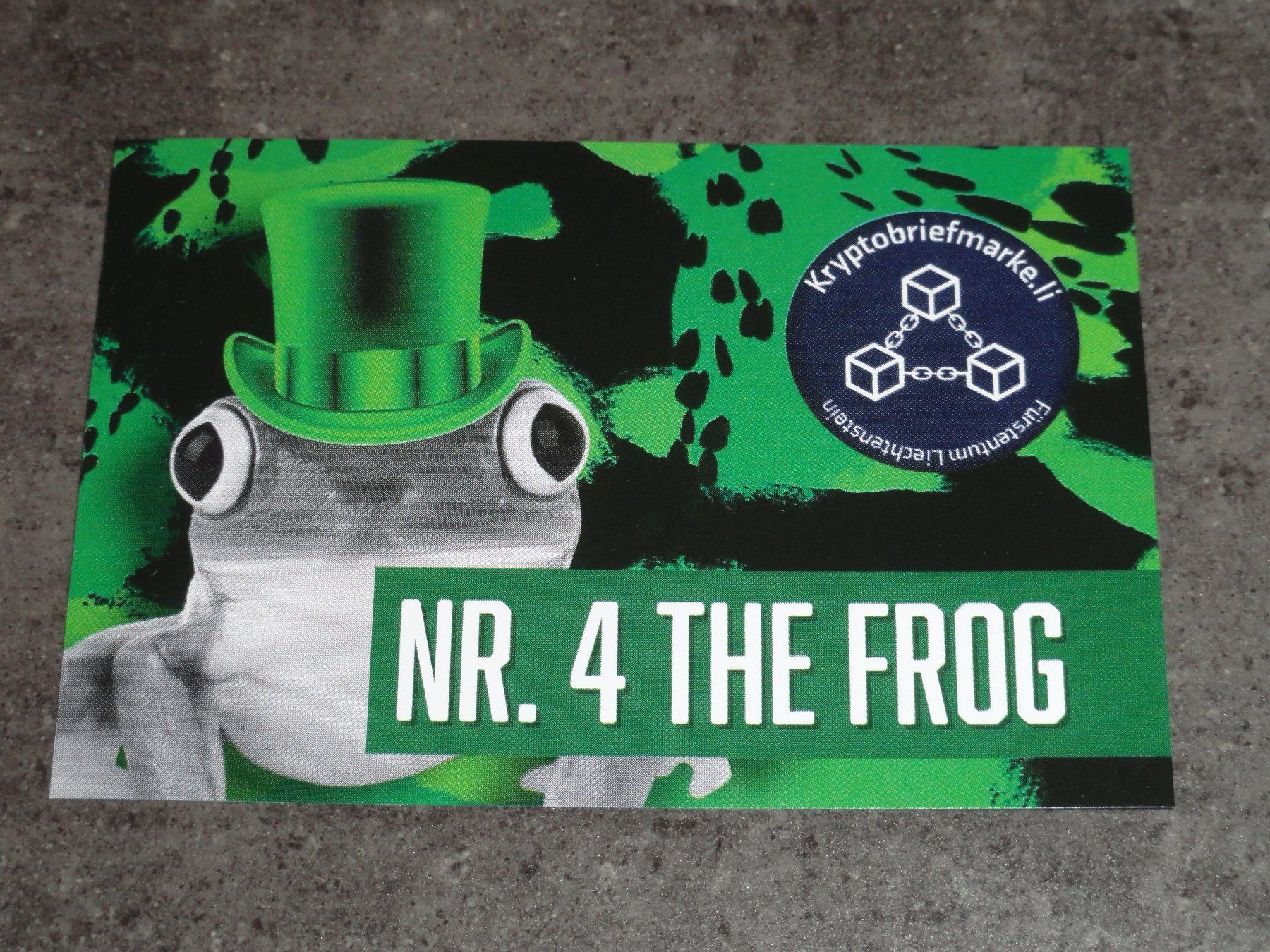 Alle Briefmarken: postfrische CRYPTO NR. 4 FROG Liechtensteinische Post VIOLET – Neu (gemäss Beschreibung) aus Dagmersellen von dribbeldrago10